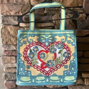 Brighton A Winter’s Love Tote Multicolor One Size NWT